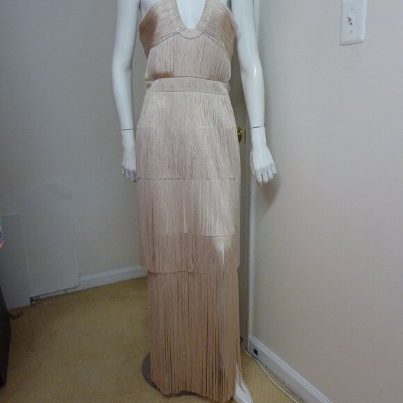 Jonathan Simkhai Cream Fringe Maxi Dress - Picture 11 of 16